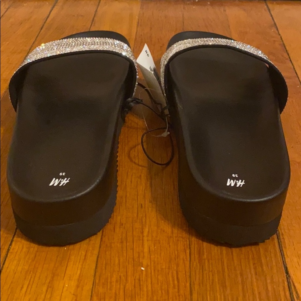 H&M Rhinestone Pool Slides *NWT* - Picture 4 of 4